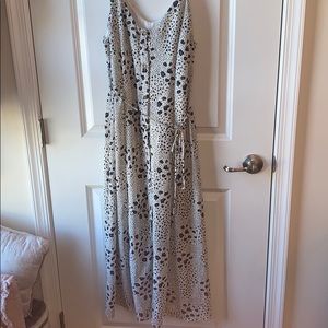 Leopard print maxi dress